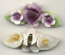 Ceramic Flower Pendants  4 Colors Available  20 pieces for