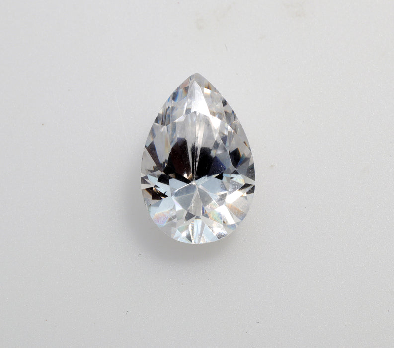 Cubic Zirconia Pearshape  10 x 7mm crystal  5 dozen for