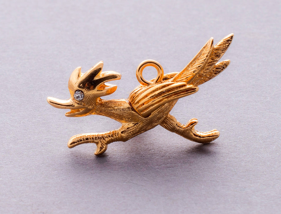 Roadrunner Bird Charm 12 Pieces For