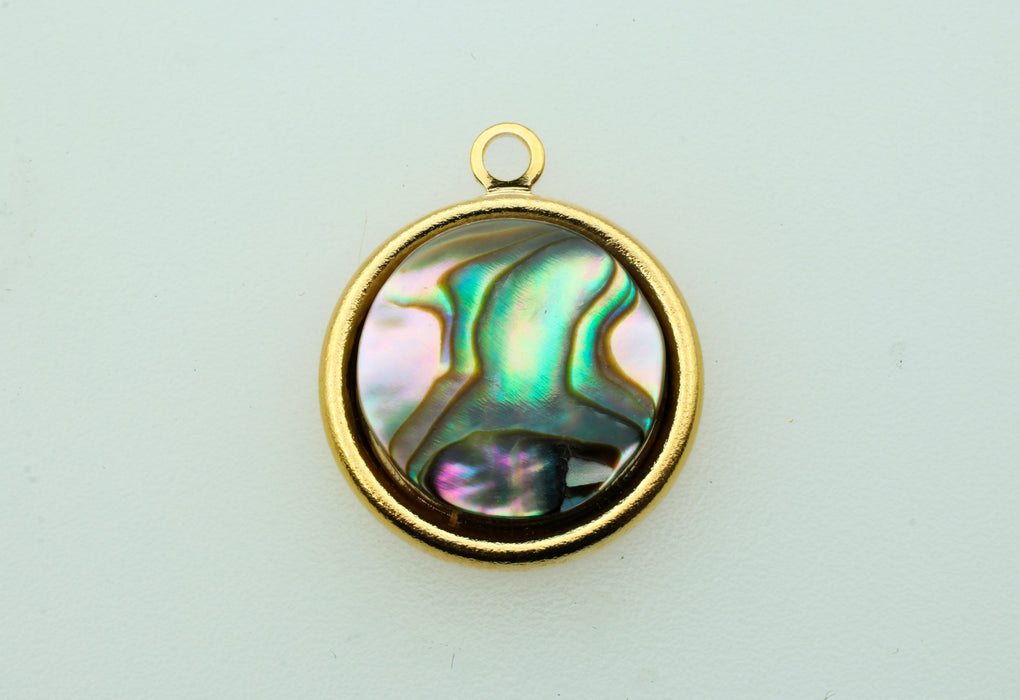 Abalone Charm 24 Pieces For