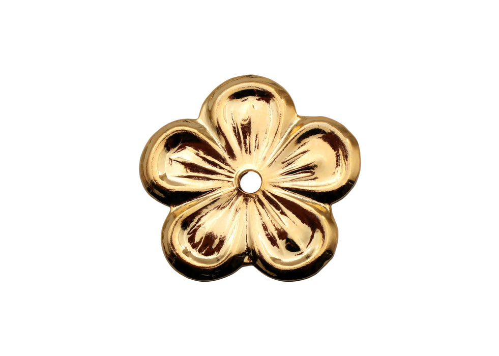 Gold Plated Floral Stampings<br>50 Pieces For