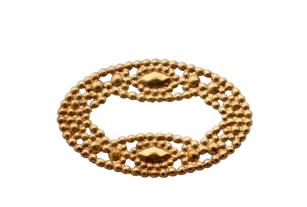 Brass Stamping 2 5/8 inches x 1 1/2 inches <br > 12 Pieces For