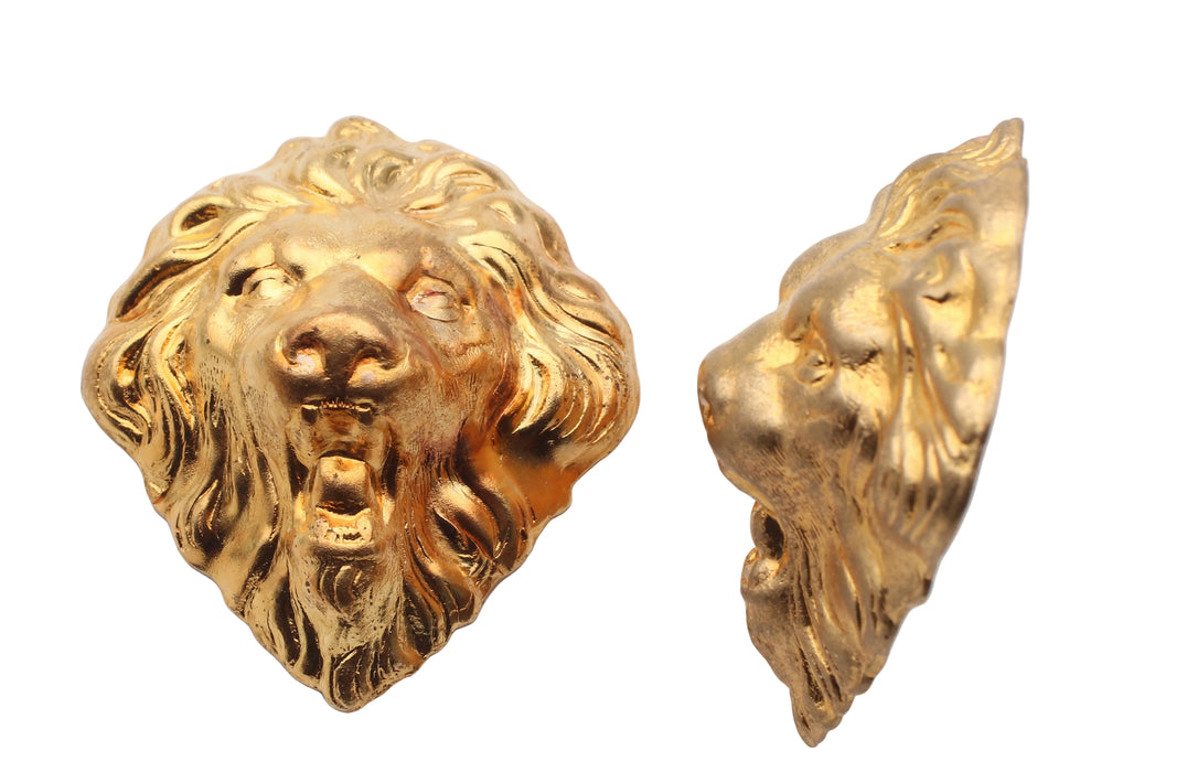 Lion Head Stamping<br>24 Pieces For