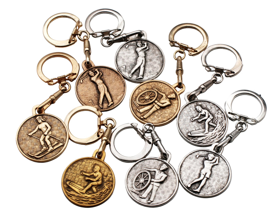 Sports Key Chain Assortment <br> 8 Pieces For