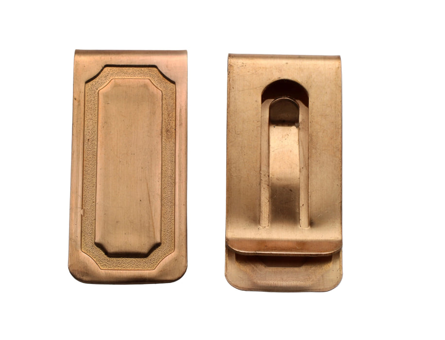 Brass Money Clip <br> 12 Pieces For