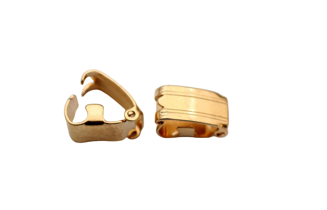 Gold Plated Fold Over Clasp <br>50 Pieces For