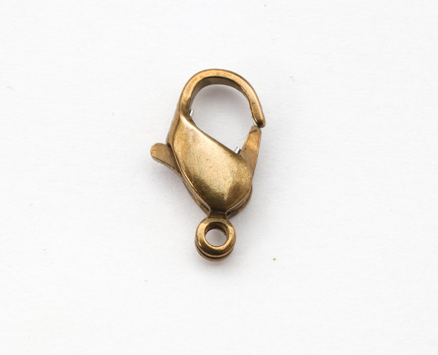 Brass Lobster Claw Clasps  15MM X 8MM  1 Gross For