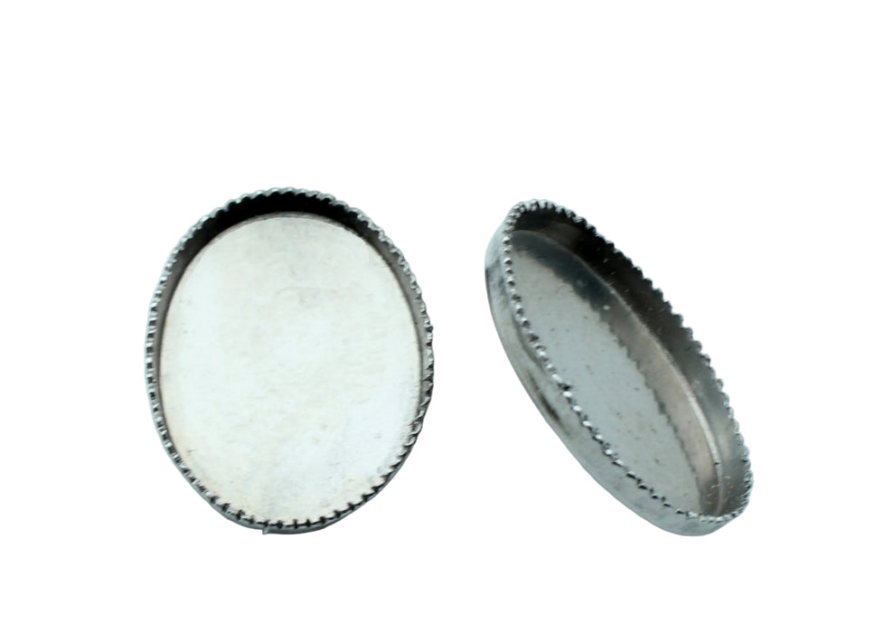 Setting  18 x 13mm Oval <br> 2 gross for