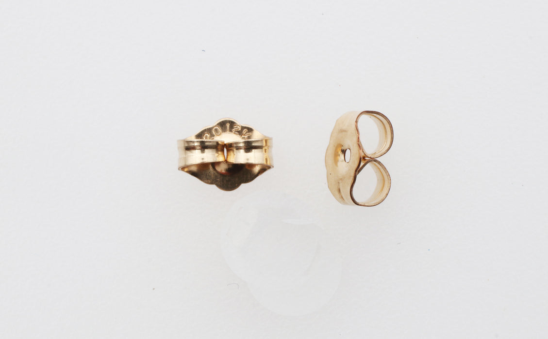 Earring clutch  gold filled  5 Pairs For