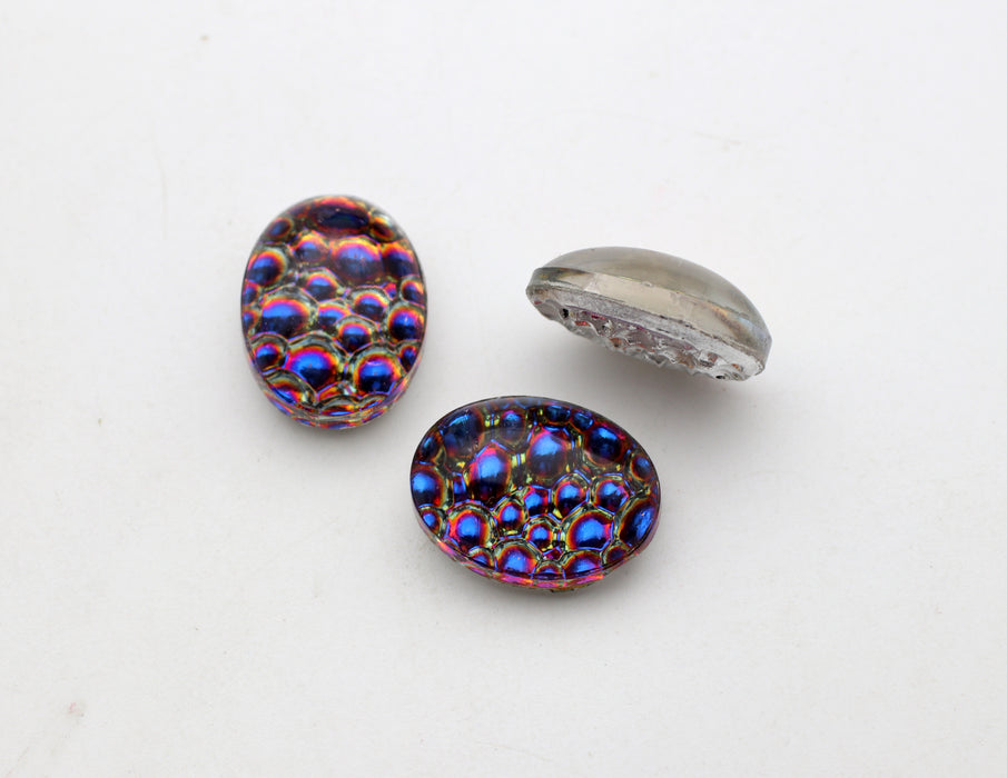 Glass Opal 16mm x 11mm <br>12 Pieces For