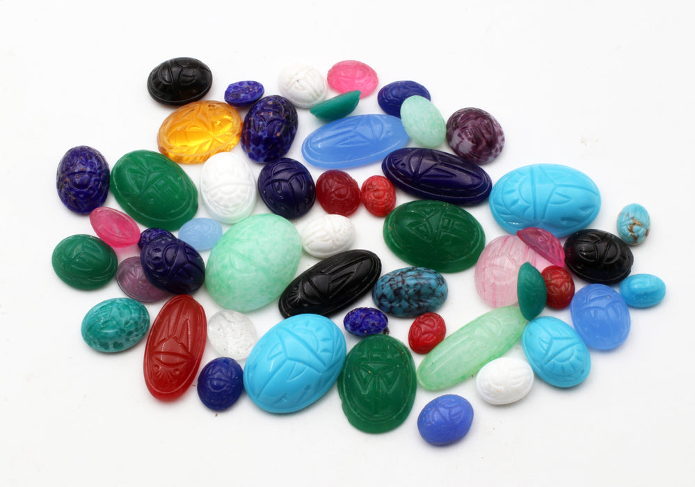 Egyptian Scarabs Assorted Sizes<br>1/2 Pound For