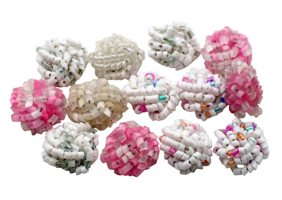 Glass Beaded Love Knot <br> 60 Pieces For