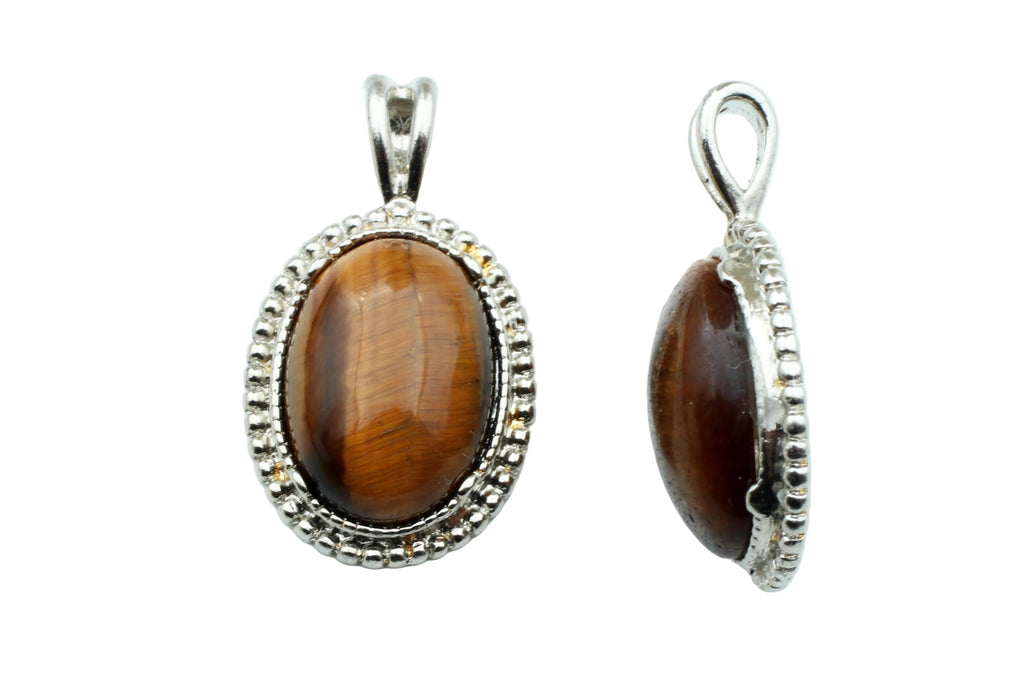 Tiger Eye Pendant <br> 6 Pieces For