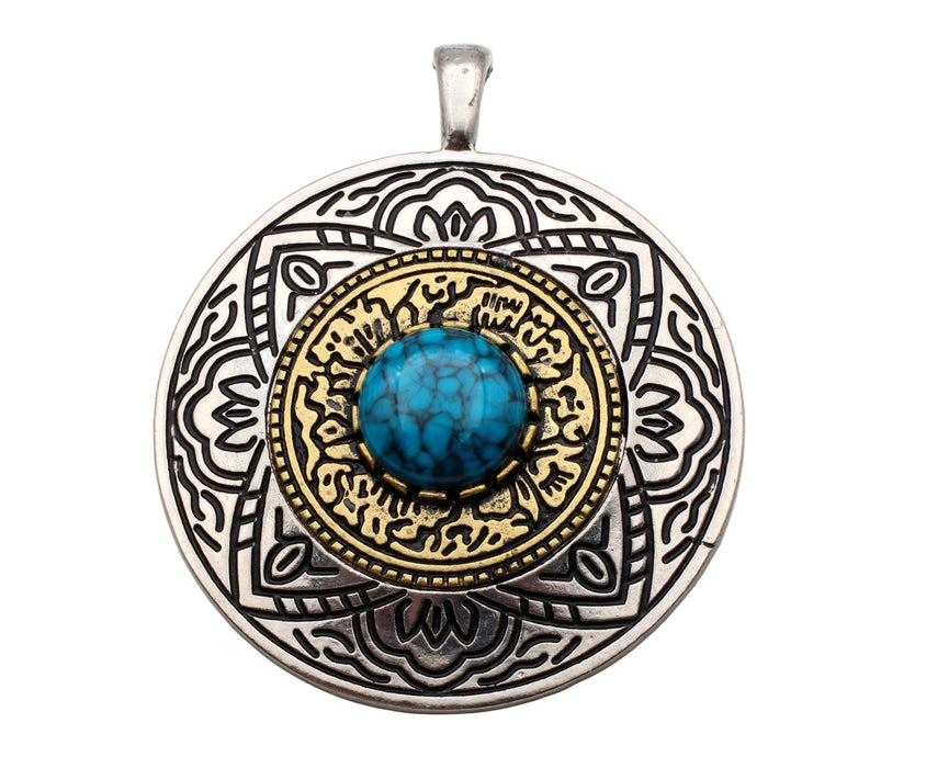 Large Metal Pendant <br >1 For
