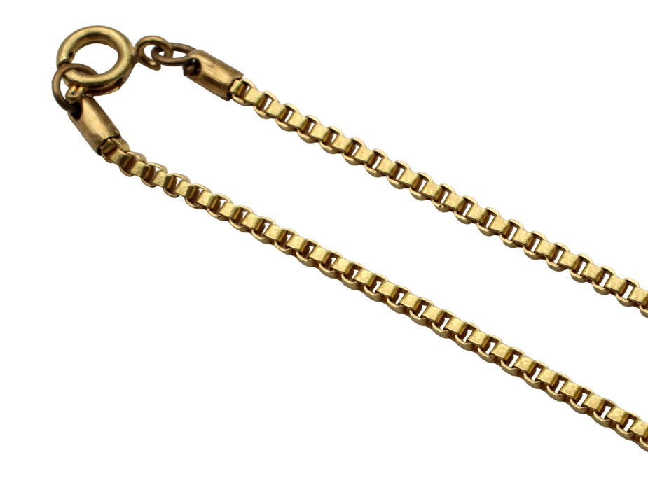 Brass Venetian Box Chain Necklaces<br>16 inch Lengths<br>72 necklaces for