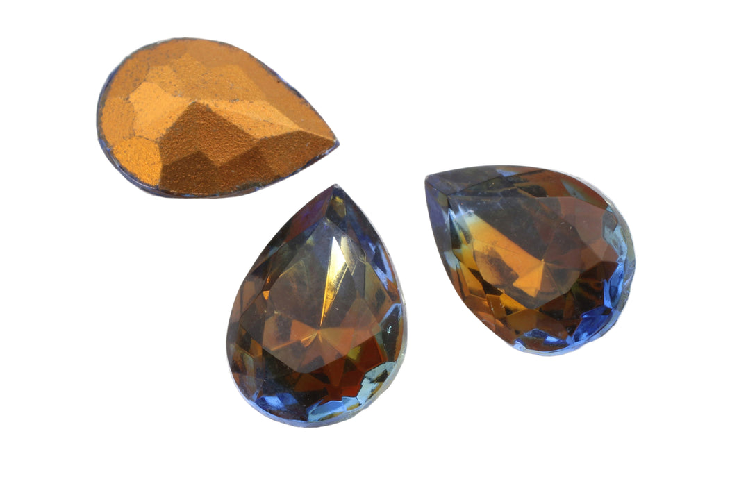 Glass TTC 18 x 13mm pear shape<br>1/2 Gross For