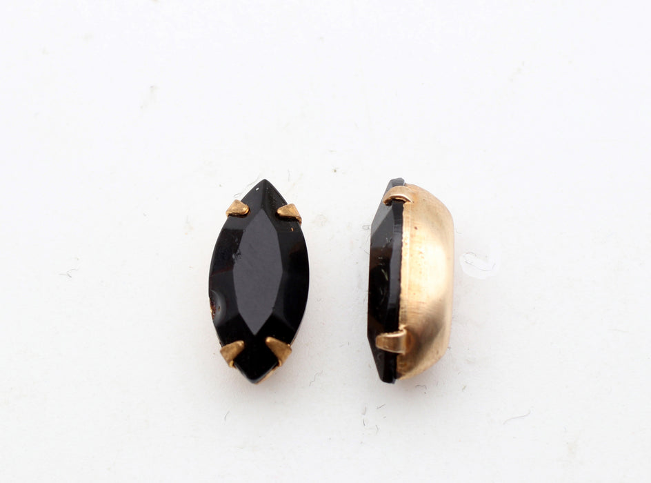 Swarovski Art. 4200/2  15 x 7mm Preset 2 colors Available <br > 1/2 Gross For