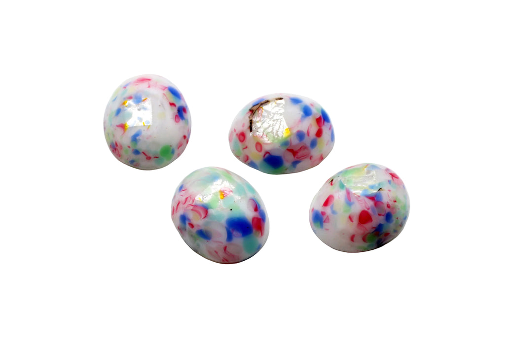 Glass Opal Cabochons<br>10 x 8mm Oval<br>1/2 Gross For