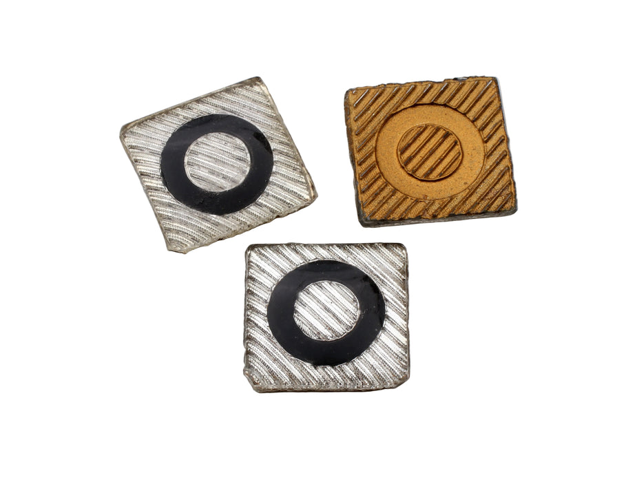 Vintage glass cabochon  28mm Square  1/2 gross for