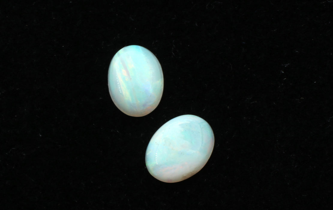 Genuine Opals  8 x 6 mm  2 For