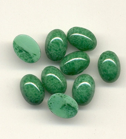 Flat Back Oval Cabochons<br>14 x 10mm Colors<br>1 gross for