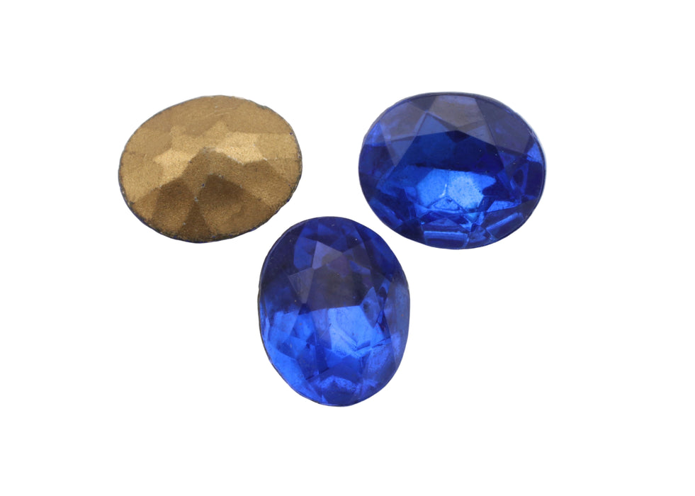 Glass TTC Ovals  12 x 10mm Colors  1 gross for