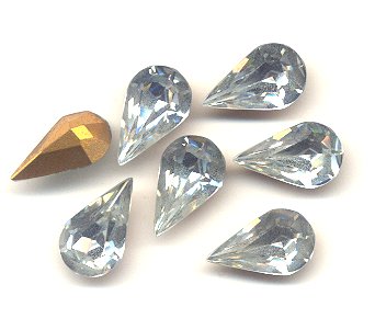 Swarovski ART #4300 Pearshapes  13 x 7.8mm Gemstone Colors  1/2 gross for