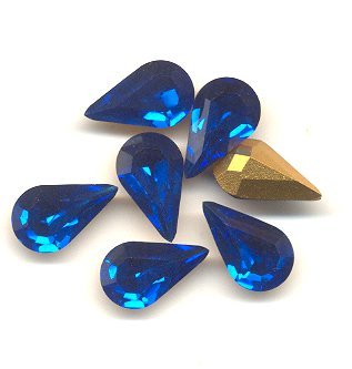 Swarovski ART #4300 Pearshapes  13 x 7.8mm Gemstone Colors  1/2 gross for