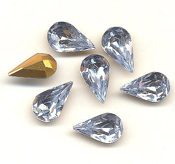 Swarovski ART #4300 Pearshapes  13 x 7.8mm Gemstone Colors  1/2 gross for