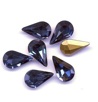 Swarovski ART #4300 Pearshapes  13 x 7.8mm Gemstone Colors  1/2 gross for