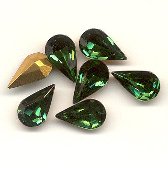 Swarovski ART #4300 Pearshapes  13 x 7.8mm Gemstone Colors  1/2 gross for