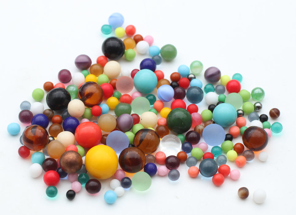 No Hole Glass Balls <br> 1/4 Pound For