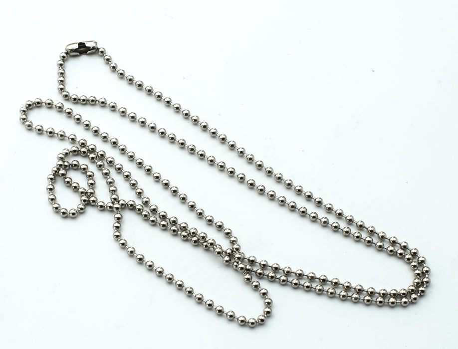 Ball Chain Necklace 30 Inches 24 Pieces For