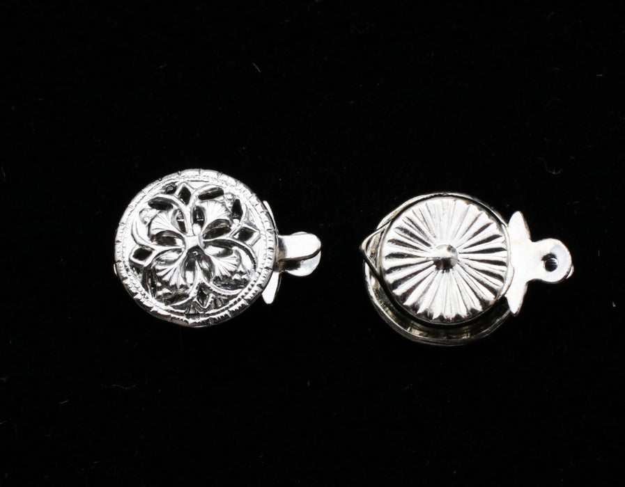 Sterling Silver Clasps  4 pieces for