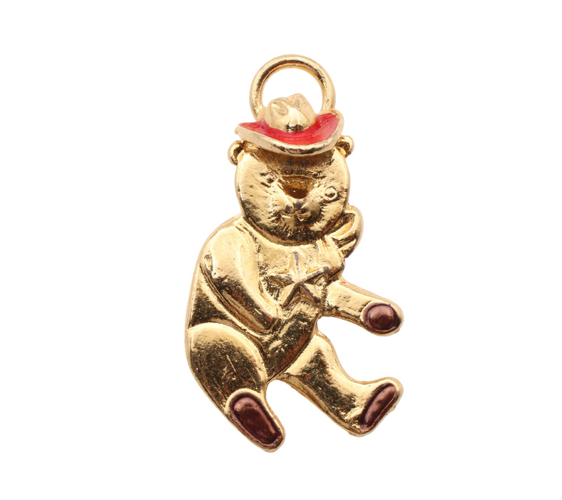 Teddy Bear Pendant<br>12 Pieces For