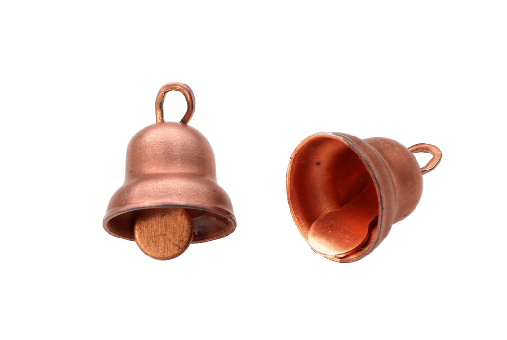 Small Bell Charms<br>Copper Tone<br>1 gross for
