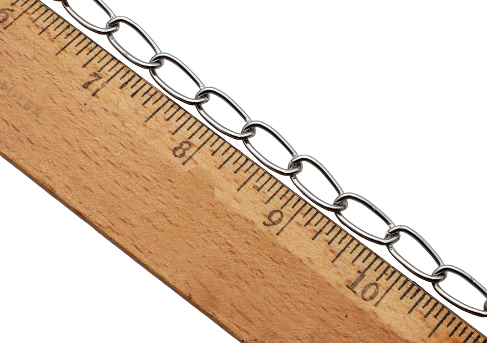 Plated Curb Chain <br>  100 Feet For
