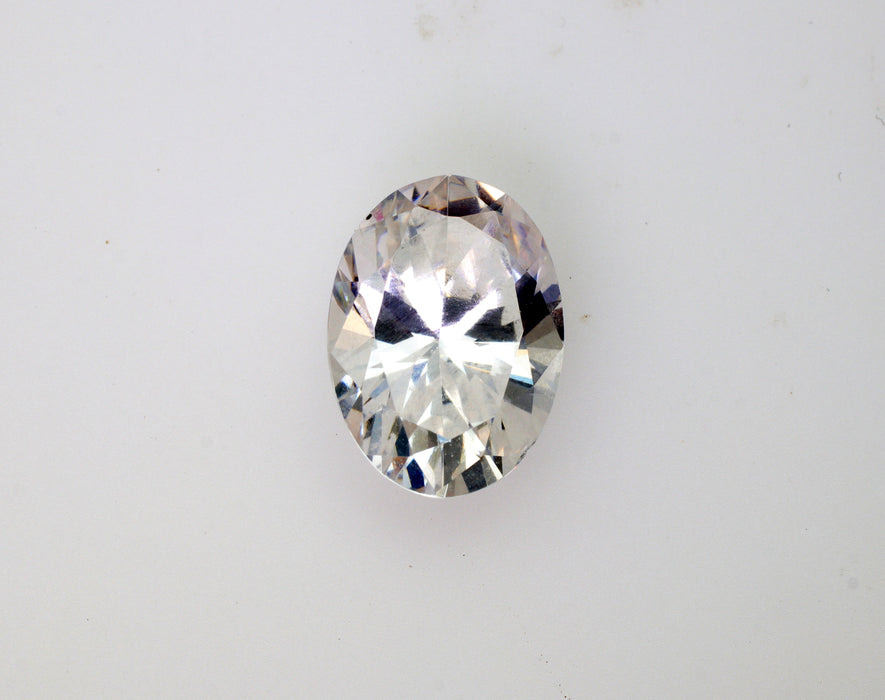 Cubic Zirconia Oval  13 x 11mm Crystal  5 pieces for