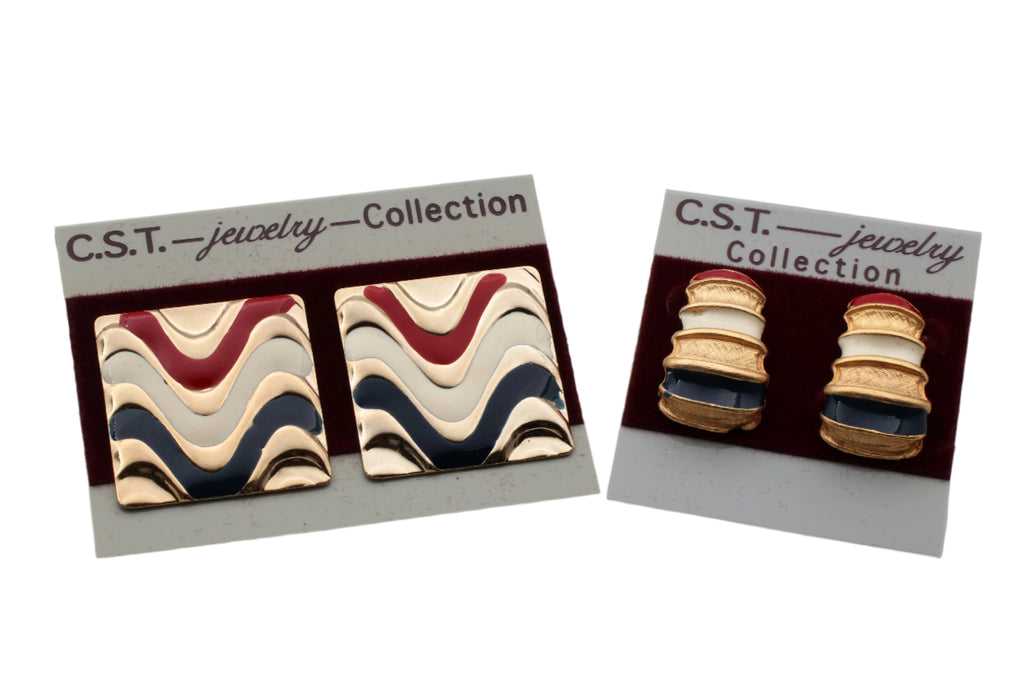 Enamel Earrings<br>1 Dozen For