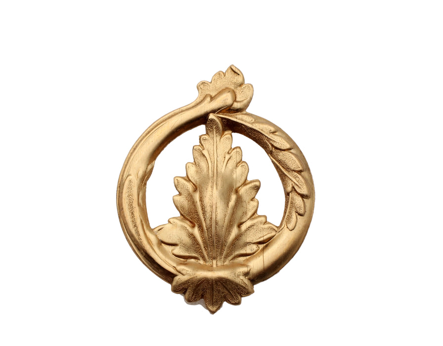 Brass Floral Stampings<br>36 Pieces For