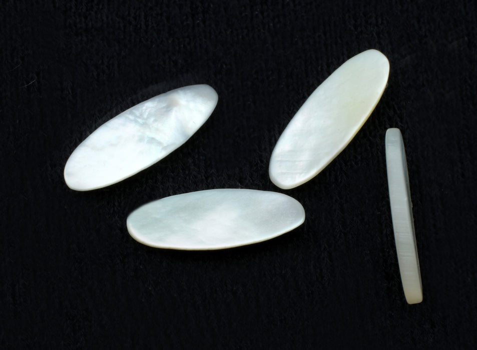 Mother Of Pearl Navettes<br>15mm x 5mm<br>1 Gross For