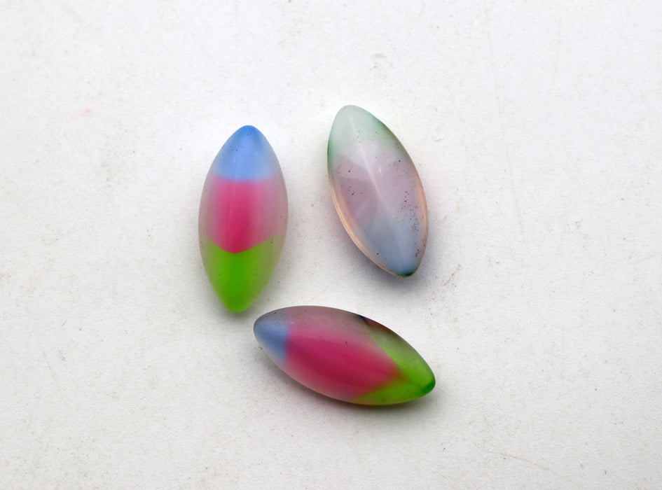Glass Navettets <br> 72 Pieces For