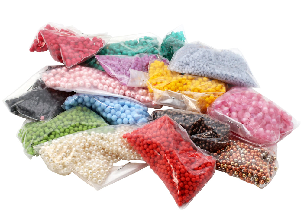 No Hole Bead Assortment<br>1 Pound For