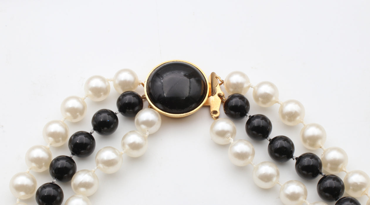 Three Strand Necklace 26 inches <br> 6 Necklaces For