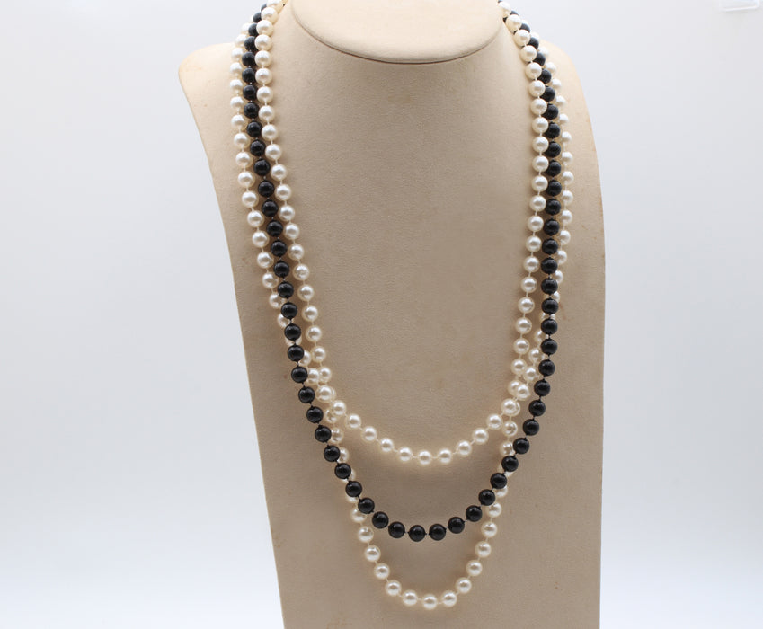Three Strand Necklace 26 inches <br> 6 Necklaces For