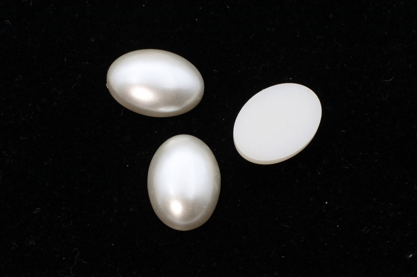 Flat Back Plastic Cabochons