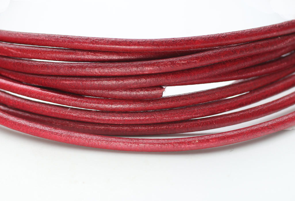 Leather Cord 4MM <br>5 Meters For