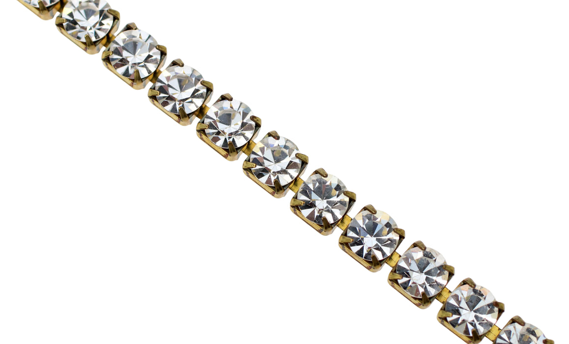 Swarovski Rhinestone Chain<br>29SS Faceted Round<br>4 Feet For
