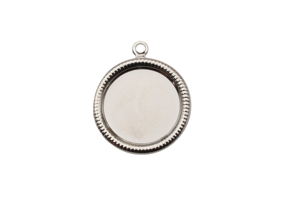 Plated Setting  18mm Two Colors <br> 50 Pieces For