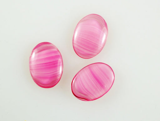 Flat Back Glass Oval  18 x 13mm   5 Dozen for